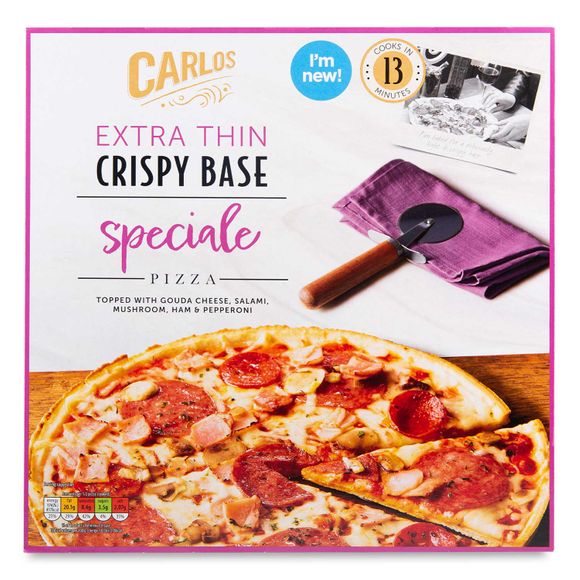 Extra Thin Speciale Pizza 330g Carlos